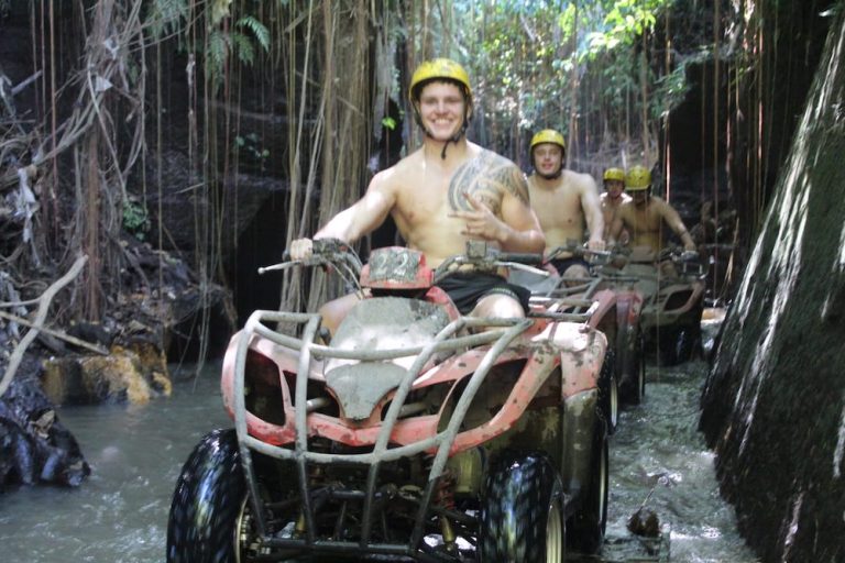 ubud atv track in rainy and dry season