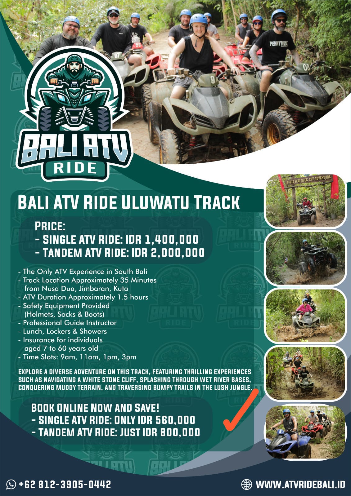 bali atv ride uluwatu track