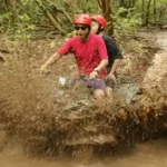 atv ride bali during rainy season