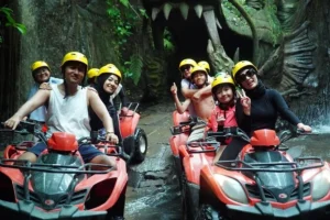 ATV Ride Bali Through Tunnel and Waterfall