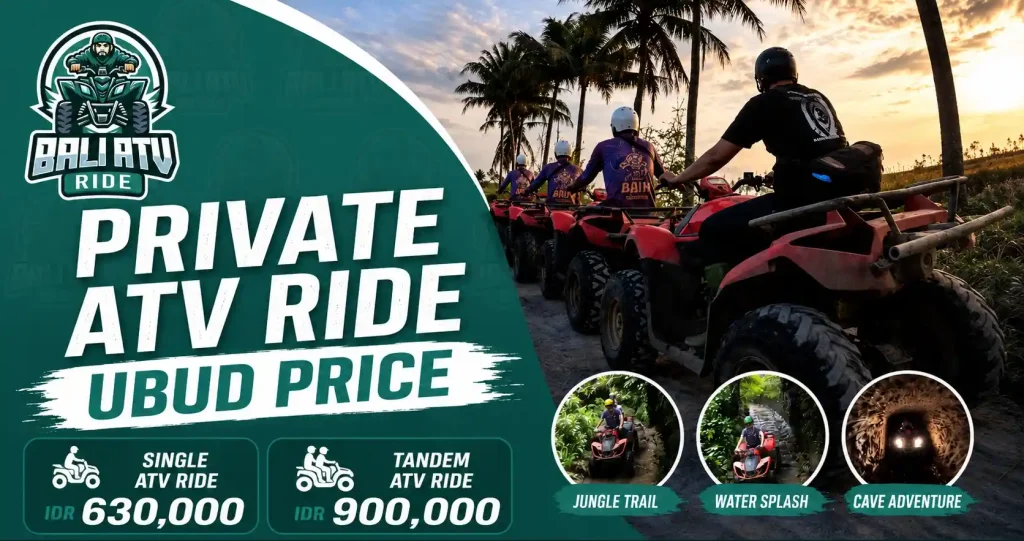 Private ATV Ride Ubud Price