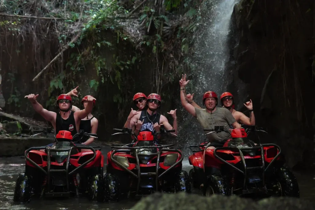 ATV Waterfall Bali With Ride Through Waterfall & Jungle