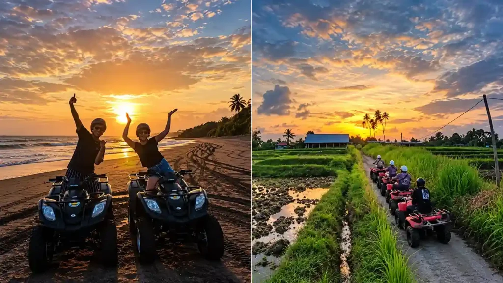 Bali Sunset ATV Tours Golden Skies, Wild Trails