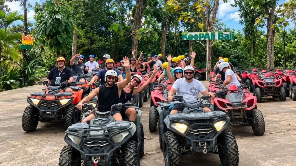 KeepAll ATV Bali Adventure Ride Through Gorilla Tunnels, Mud & River Trails with Bali ATV Ride